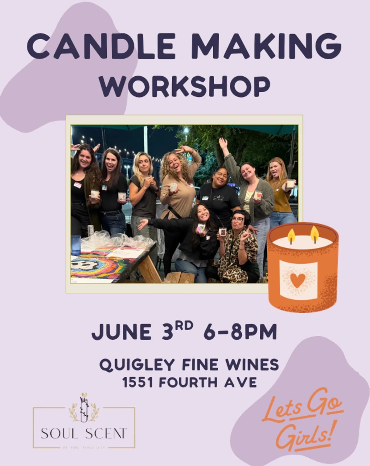 Candle-Making Workshop! hosted by Lets Go Girls — workshops in San Diego