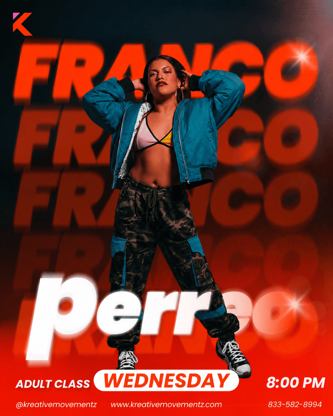 Perreo hosted by Kreative Movementz — dance classes in Orlando