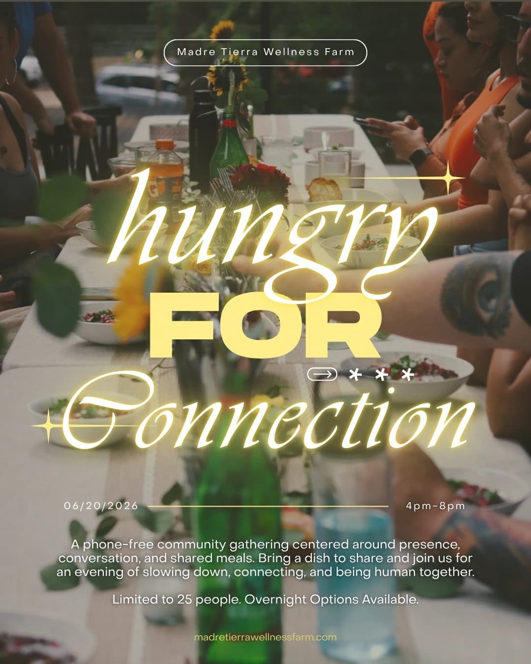 Hungry For Connection - Overnight Stay Options hosted by Madre Tierra Wellness Farm Community by Mayra Leal — outdoor activities in Livingston