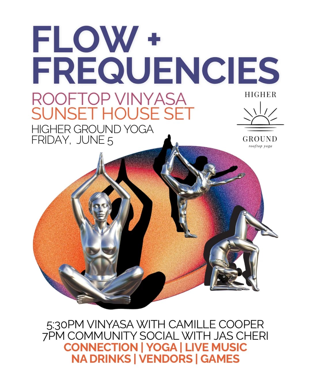 Flow + Frequencies - Rooftop Social hosted by Rooftop Yogi — yoga classes in Austin