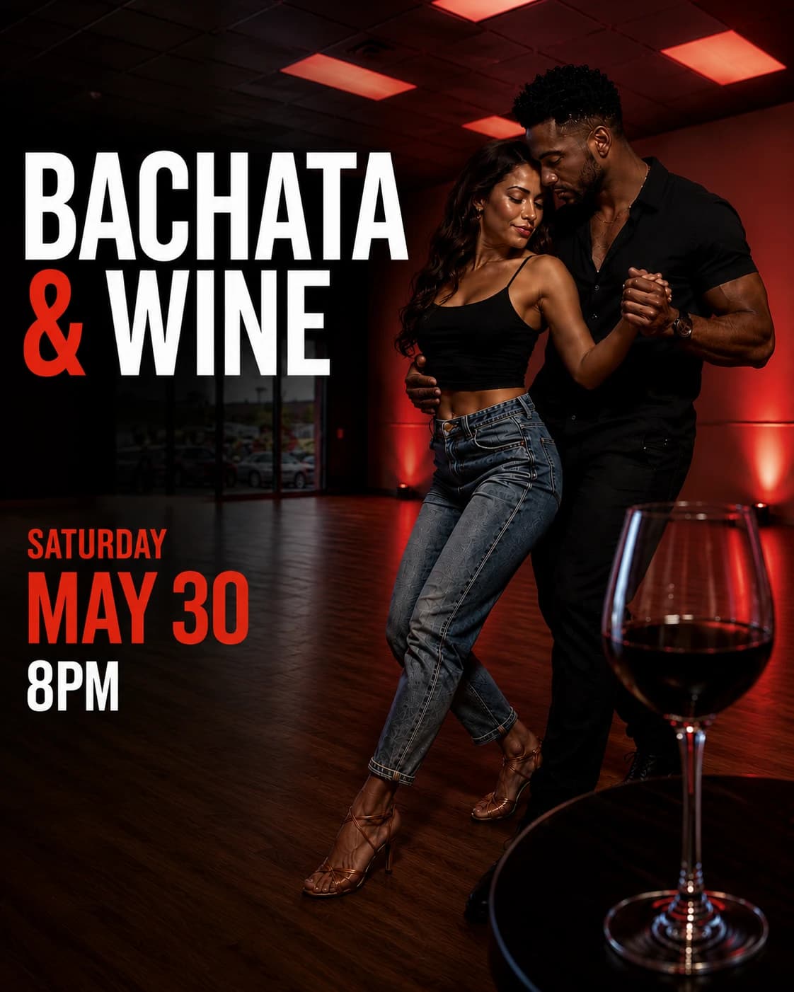 Bachata & Wine hosted by Kreative Movementz — dance classes in Orlando