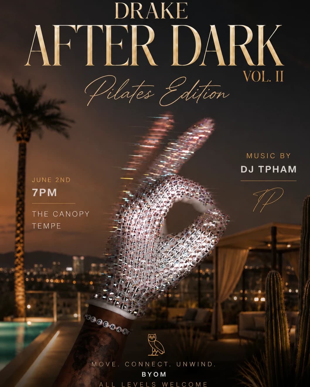 DRAKE AFTER DARK VOL II PILATES  hosted by The Mana Method — social events in Tempe
