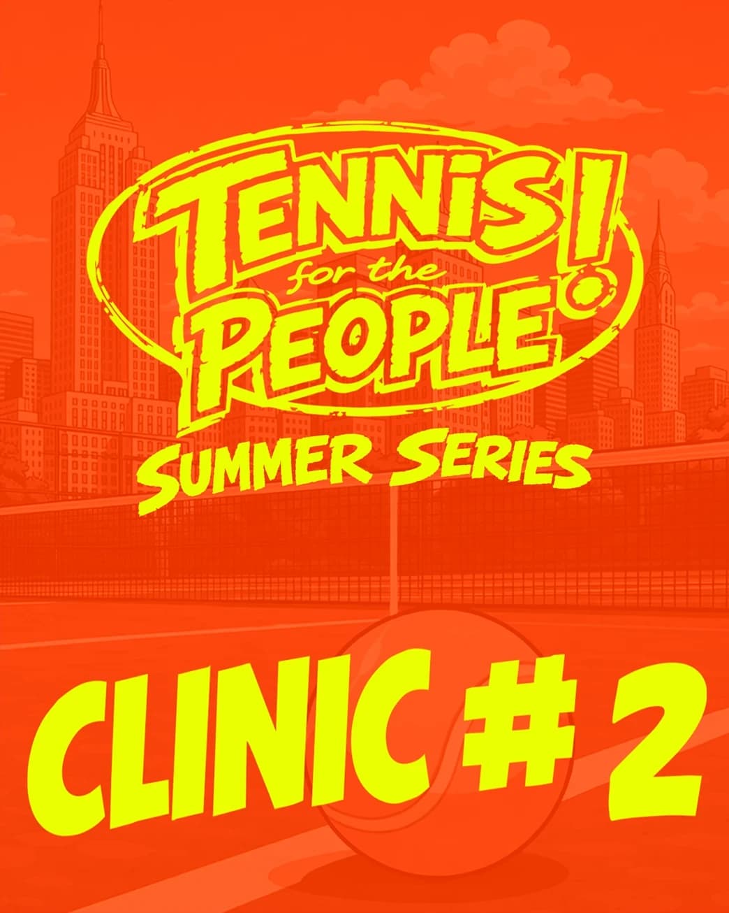 Tennis for the People | Clinic 2 hosted by All-Love Racquet Club — racket sports in New York