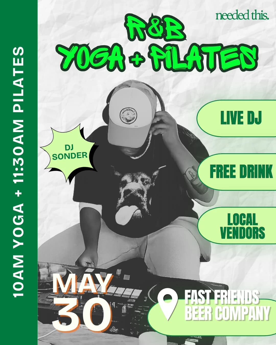 Needed This.: R&B Yoga + Pilates hosted by Needed This. — fitness events in Austin