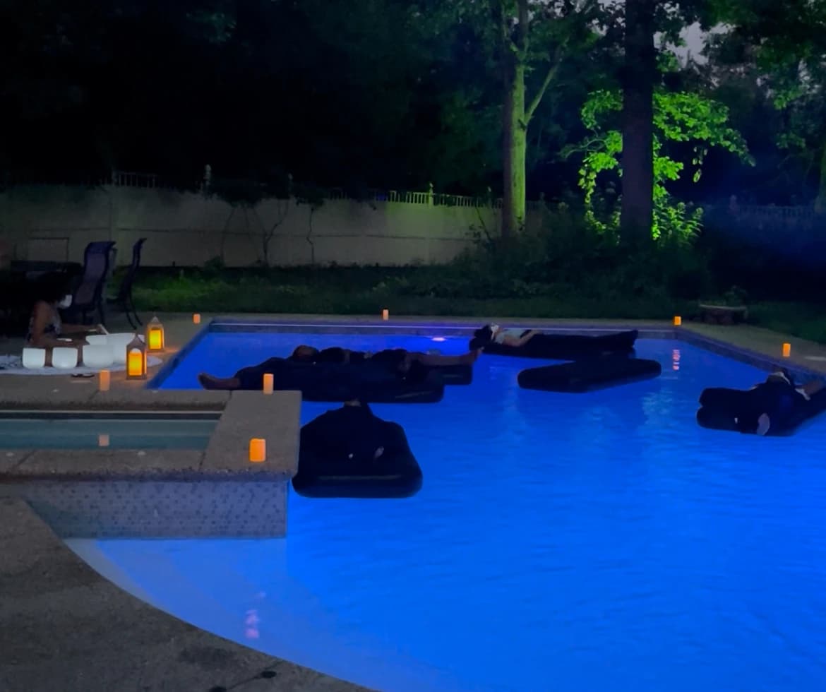 ✨Float & Frequency: A floating sound bath retreat✨ hosted by Lure to yoga — social events in Chicago
