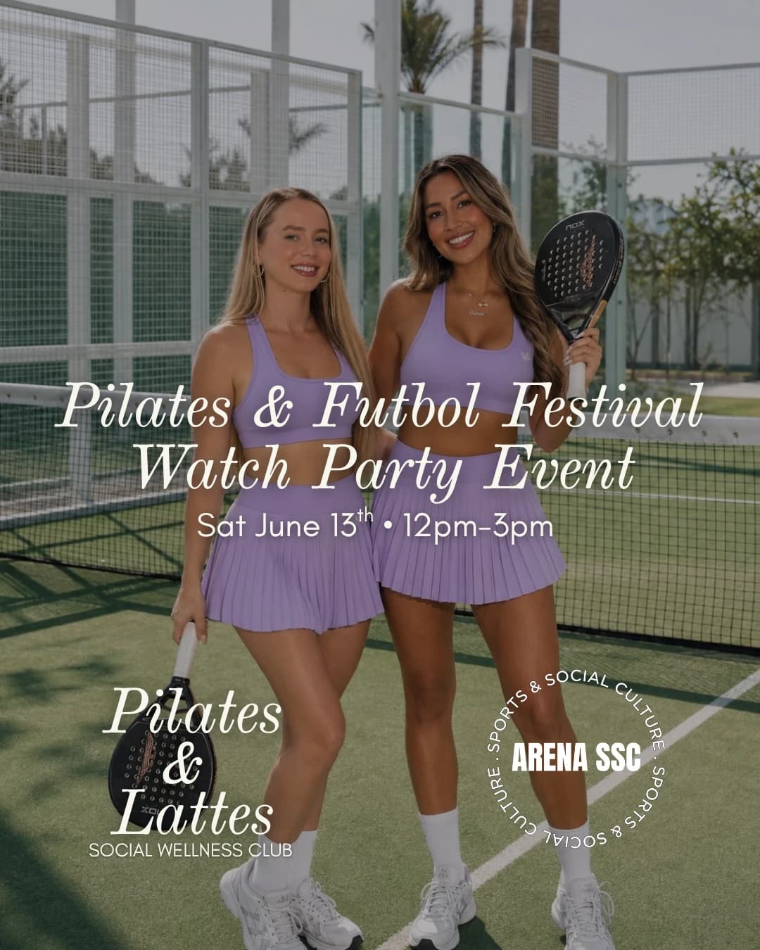 Pilates & Fútbol Festival: The Watch Party ⚽🧘‍♀️ (co-ed) hosted by Pilates & Lattes Club — pilates classes in Miami