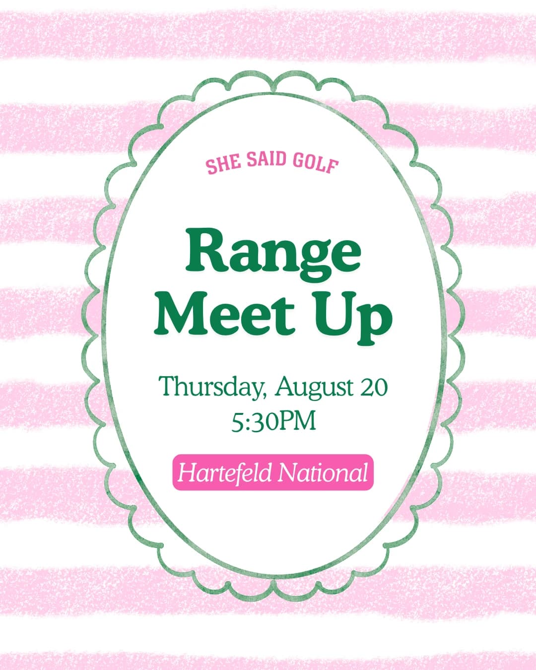 August Range Meet Up hosted by She Said Golf Delaware — team sports in Avondale