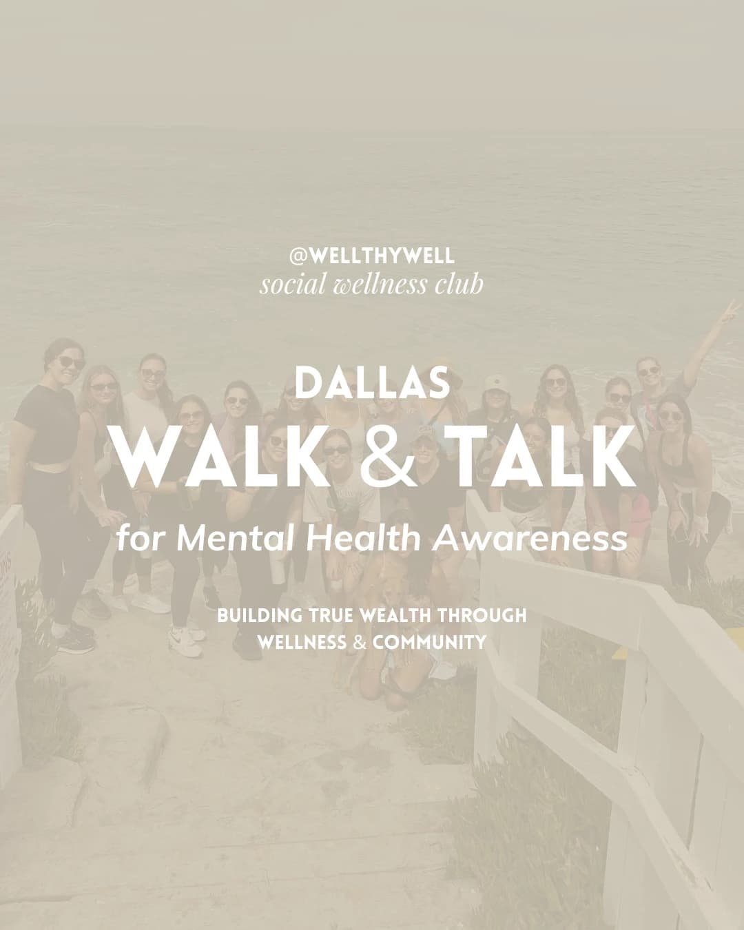 Dallas | Walk & Talk - Mental Health Awareness Month hosted by WellthyWell — wellness events in Dallas