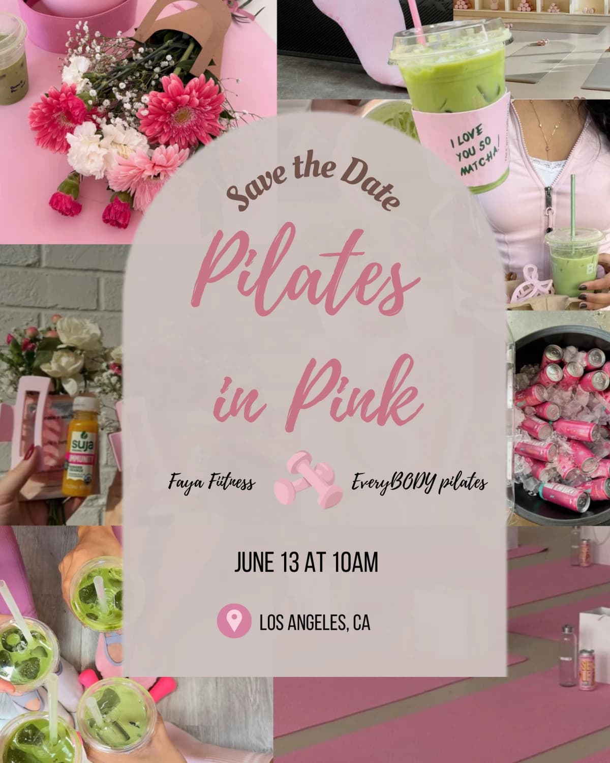 PILATES IN PINK hosted by Los Angeles Personal Trainer✨💧 — pilates classes in Los Angeles