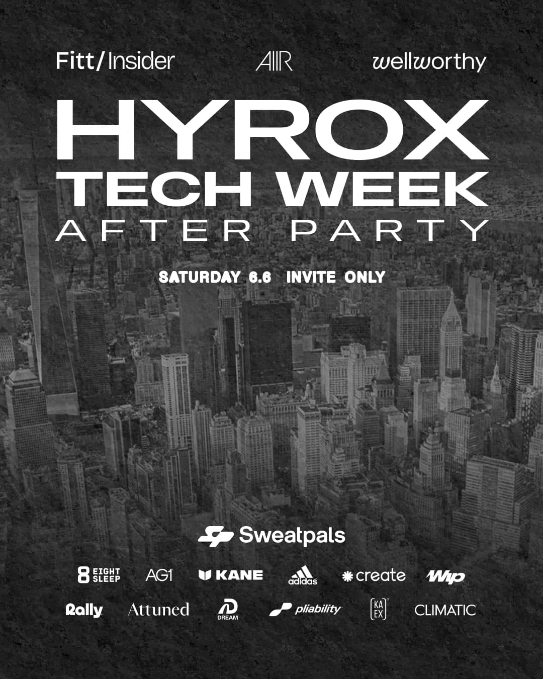 Fitt + AIIR NYC After Party hosted by AIIR — social events in New York