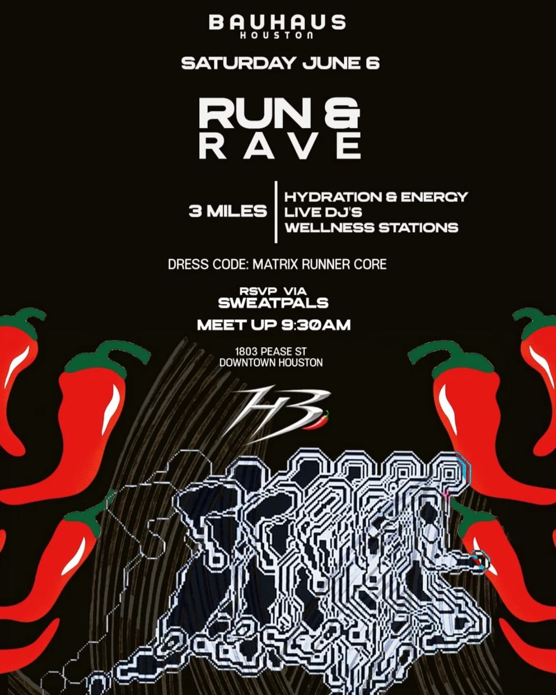 HOTBLOODED RUN&RAVE | Wellness Edit hosted by HOTBLOODED — social events in Houston