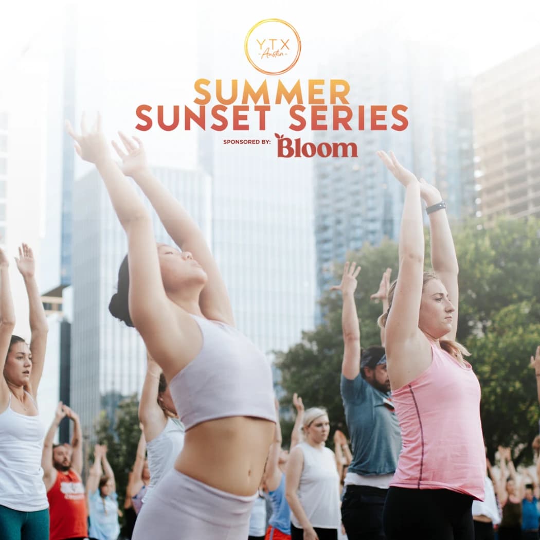 YTX Yoga's: Summer Sunset Series + Coldplunge hosted by YTX Austin — yoga classes in Austin