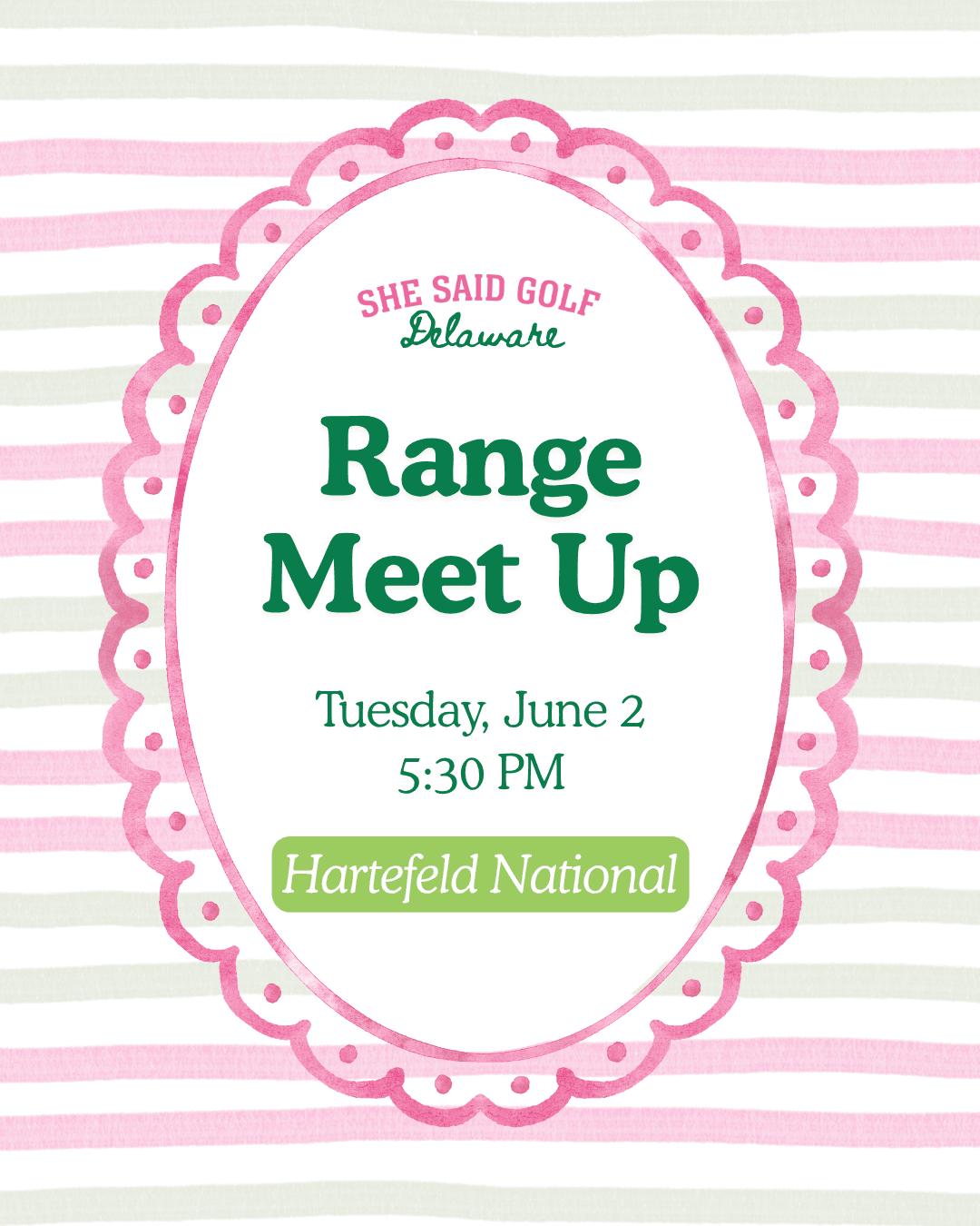 May Range Meet Up hosted by She Said Golf Delaware — golf in Avondale