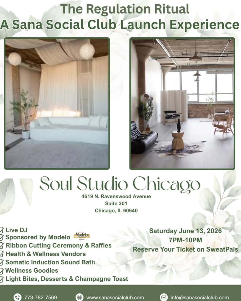 ✨ The Regulation Ritual: A Sana Soc hosted by Sana Social Club, LLC — social events in Chicago