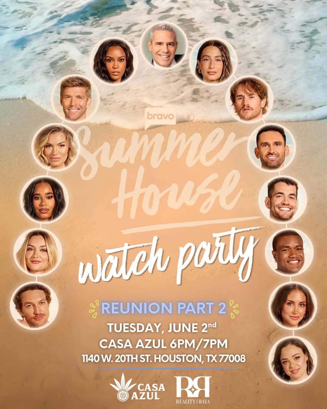 WATCH PARTY: Summer House Reunion PT.2☀️ hosted by Reality with Raya Podcast — social events in Houston