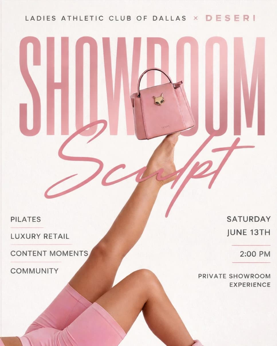 Showroom Sculpt: A Luxury Pilates E hosted by The Ladies Athletic Club Of Dallas — pilates classes in Dallas