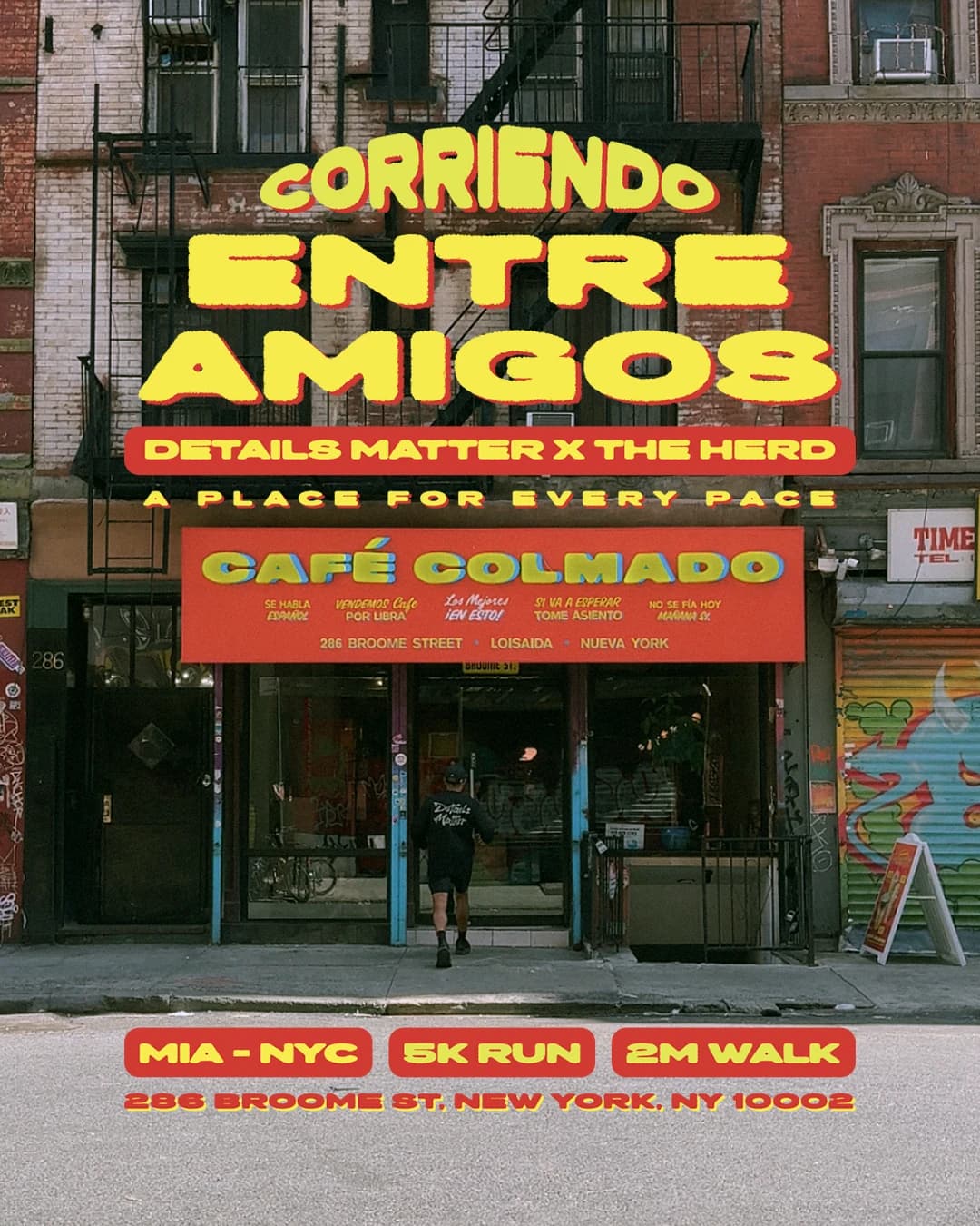 Corriendo Entre Amigos hosted by The Herd Run Community  — run clubs in New York