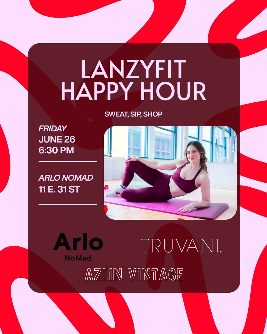 LANZYFIT Happy Hour Workout ❤️‍🔥 hosted by LANZYFIT — fitness events in New York