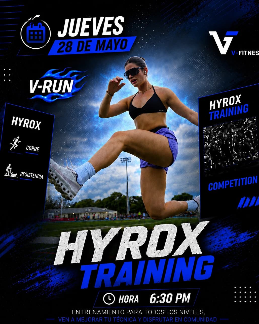 HYROX TRAINING⚡️ hosted by V-COMMUNITY 💙 — fitness events in Miami