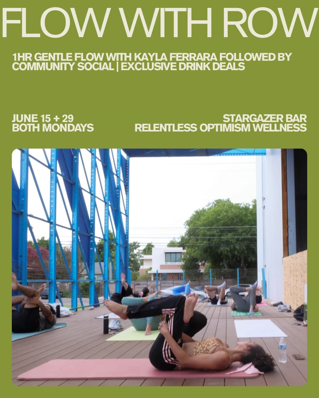 Flow with ROW | Stargazer hosted by Relentless Optimism Wellness Community — wellness events in Austin
