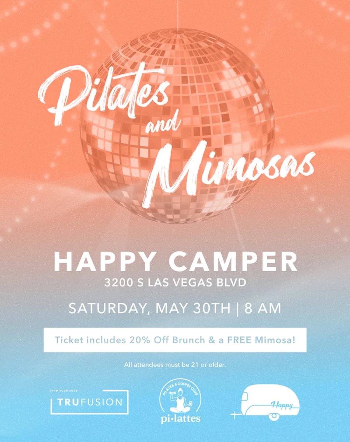 Pilates and Mimosas🥂 hosted by Pi·Lattes — pilates classes in Las Vegas