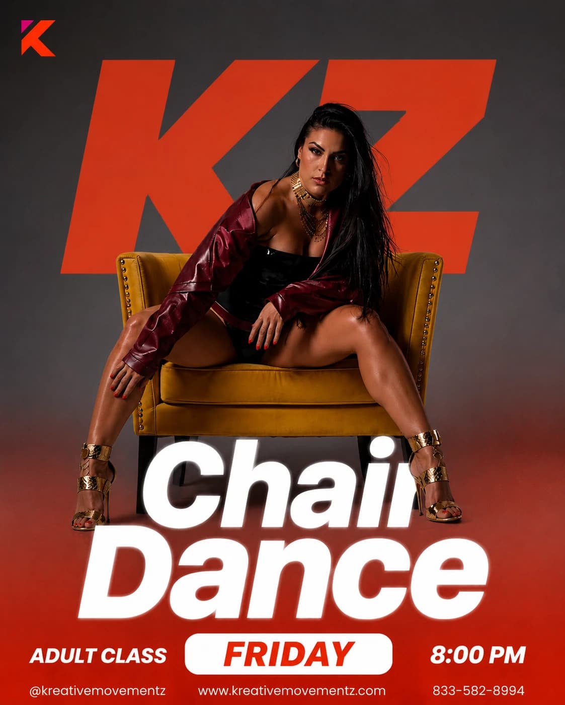 KZ Heels Chair Dance Class hosted by Kreative Movementz — dance classes in Orlando