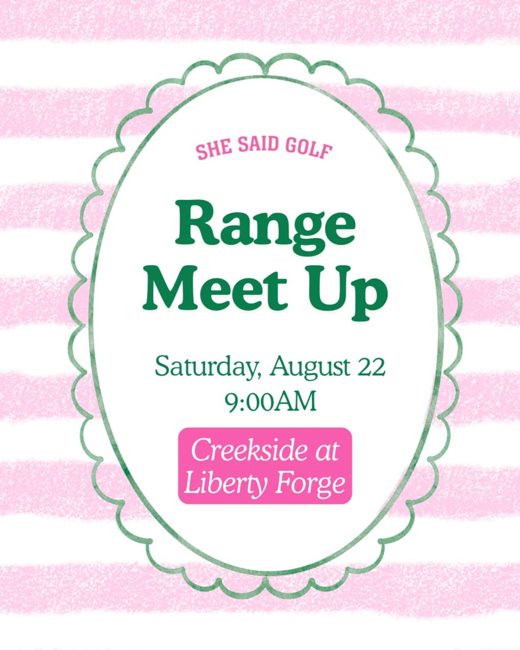 August Range Meet Up hosted by She Said Golf Pennsylvania — team sports in Mechanicsburg