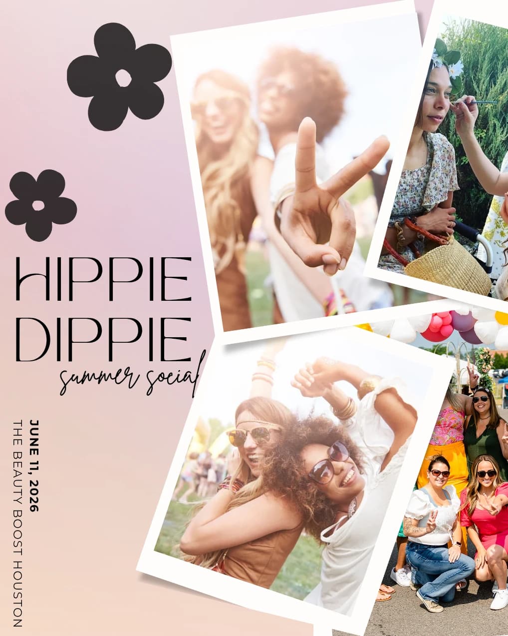Hippie Dippie hosted by The Beauty Boost Houston — yoga classes in Houston