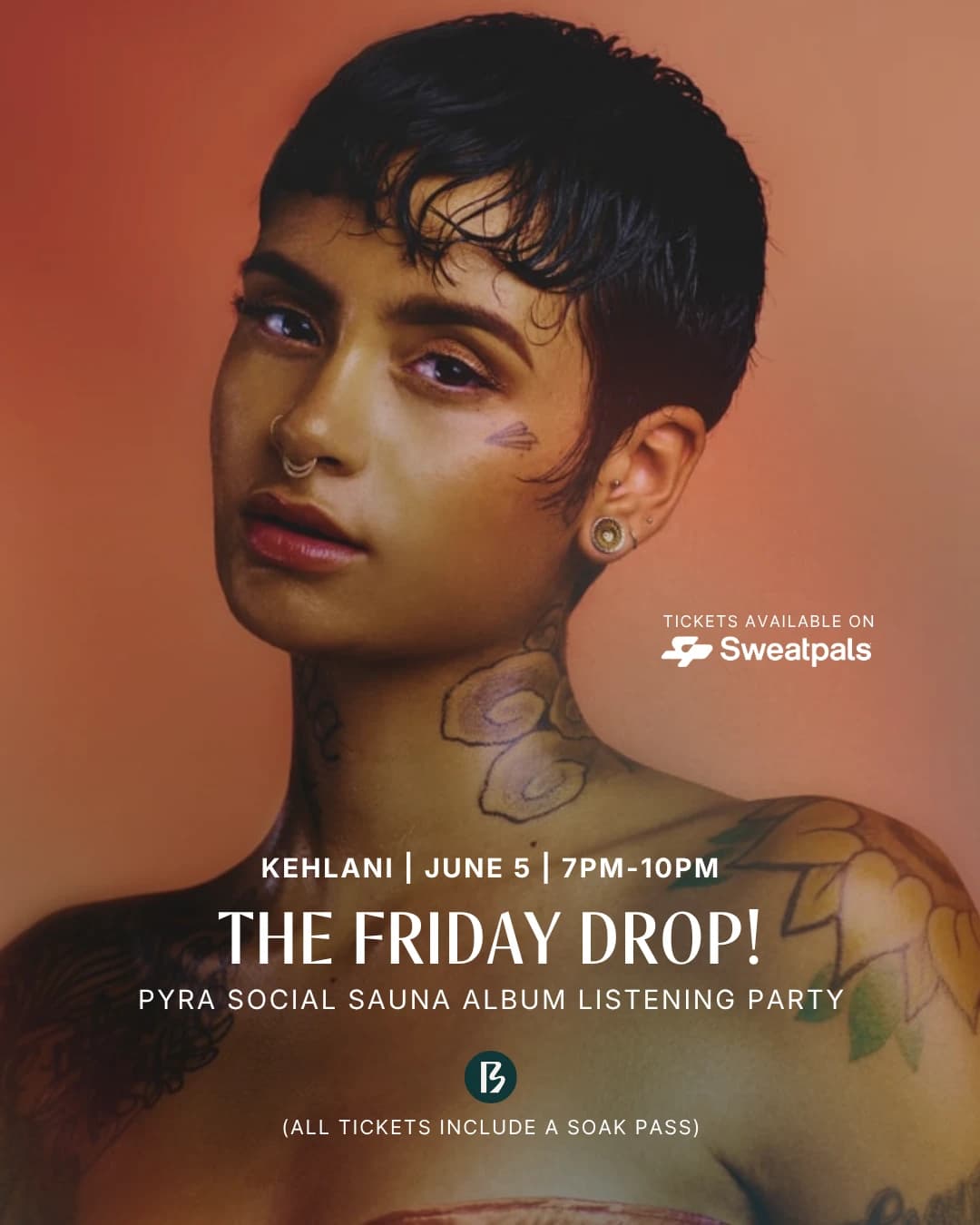 THE FRIDAY DROP! Kehlani Album Listening Party (PYRA Social Sauna) hosted by BATHE — social events in Austin