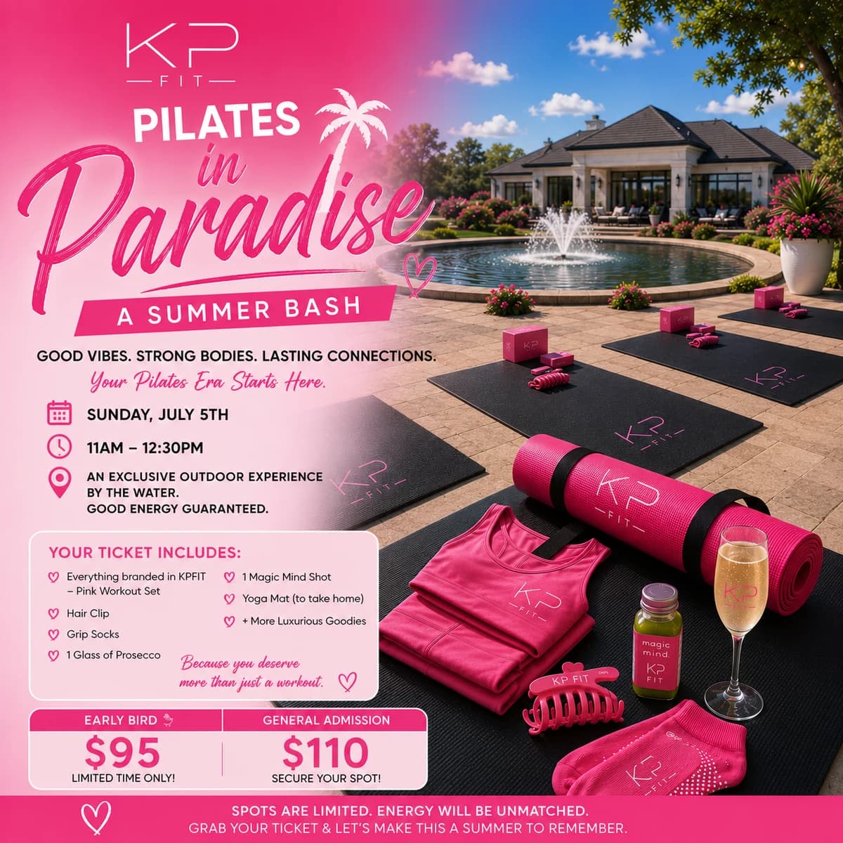 Pilates in Paradise hosted by KPFIT — fitness events in Miami