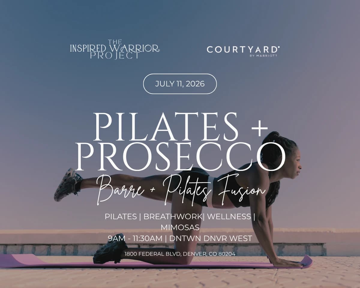 PILATES + PROSECCO: Rooftop Barre + Pilates Fusion  hosted by Inspired Warrior Project  — fitness events in Denver