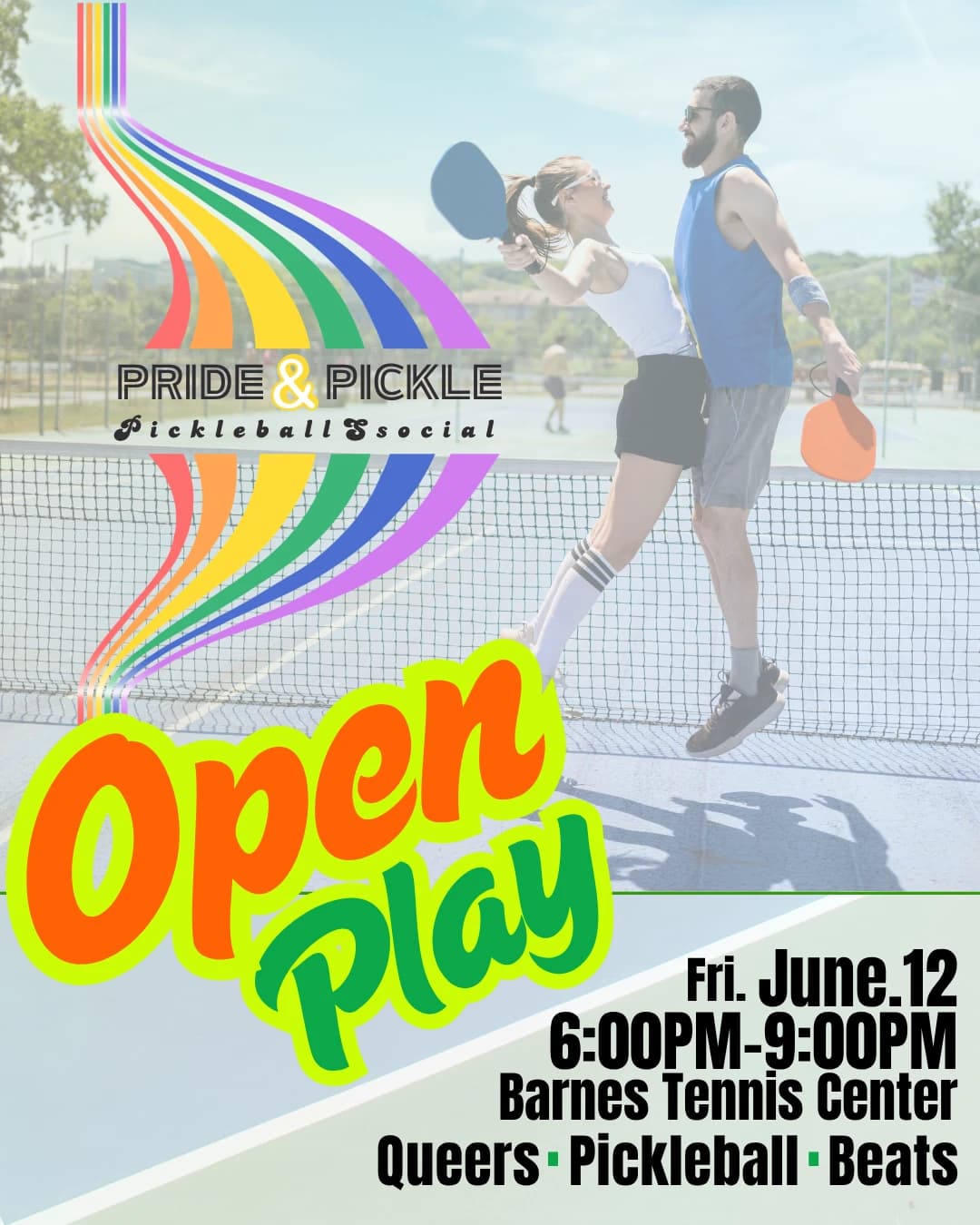 Open Play hosted by Pride & Pickle — racket sports in San Diego