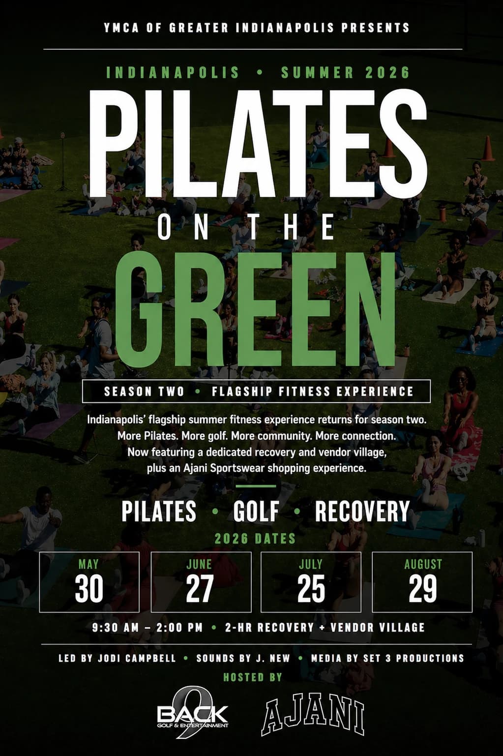 Pilates On The Green June 27th  hosted by AJANI ACTIVE — golf in Indianapolis