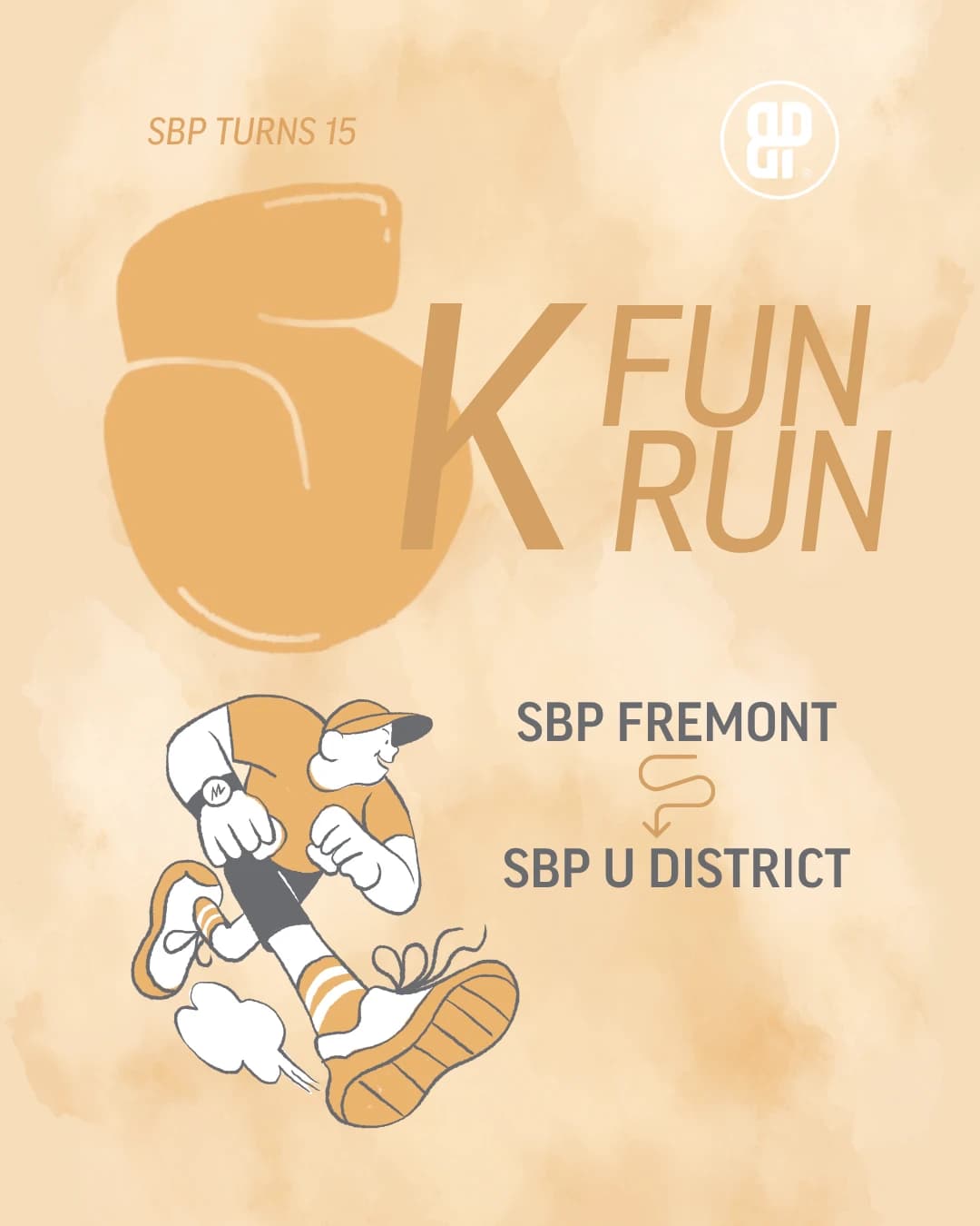 15th Anniversary 5K Fun Run at Fremont & U District hosted by Seattle Bouldering Project — run clubs in Seattle