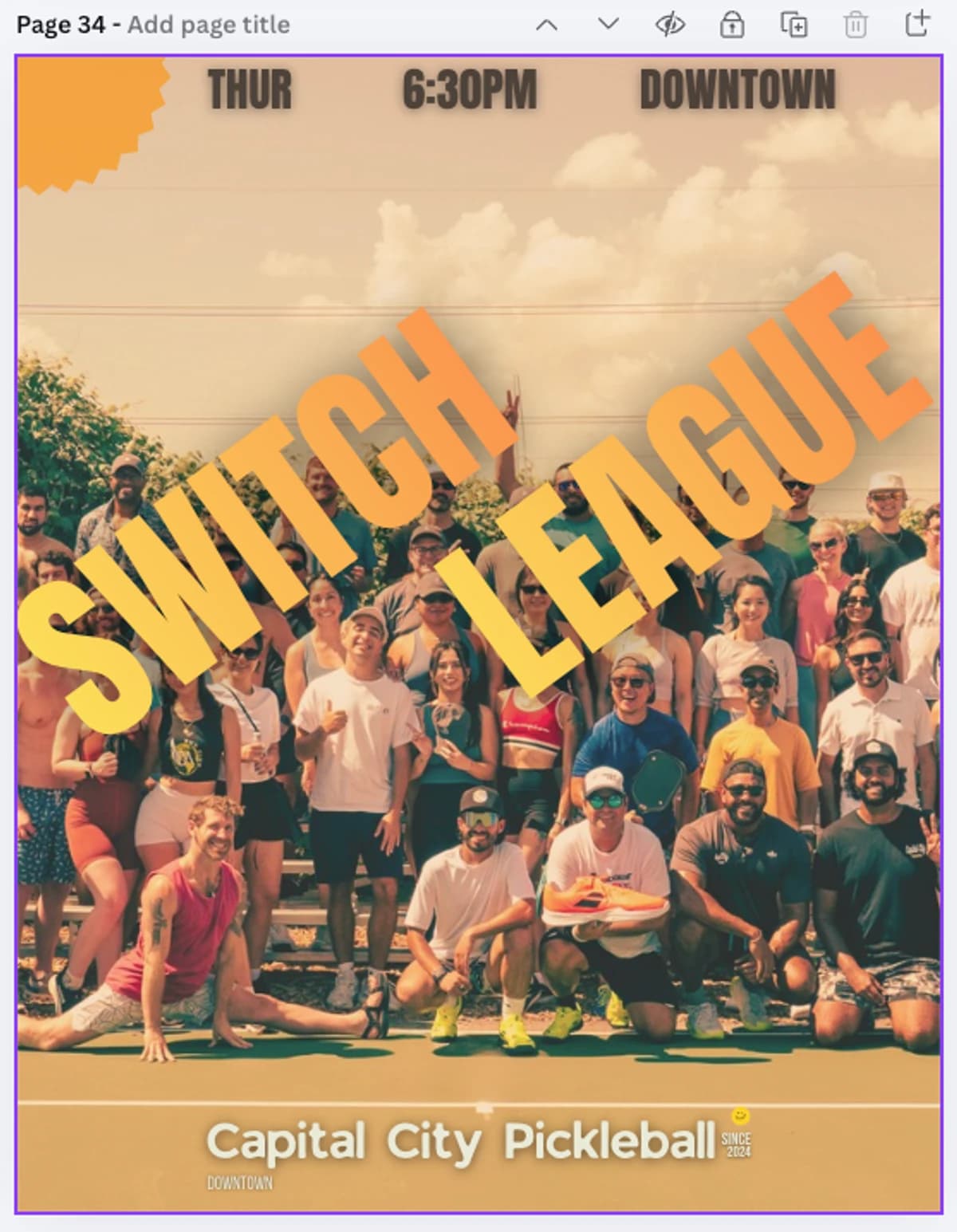 Capital City Switch League hosted by Capital City Pickleball — racket sports in Austin