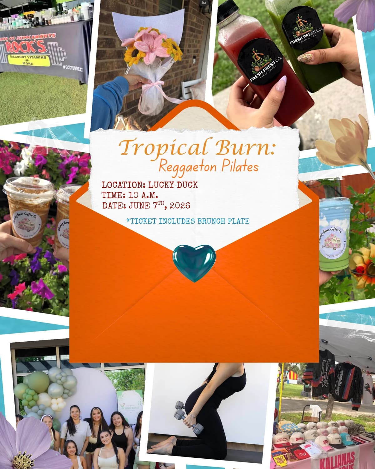 Tropical Burn: Reggaeton Pilates hosted by Harley 🎀 — social events in San Antonio