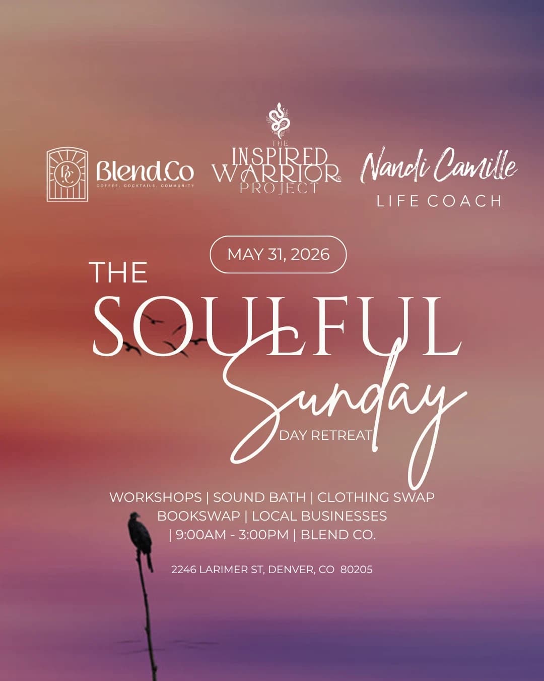 Soulful Sunday: A Day Retreat hosted by Inspired Warrior Project  — wellness events in Denver