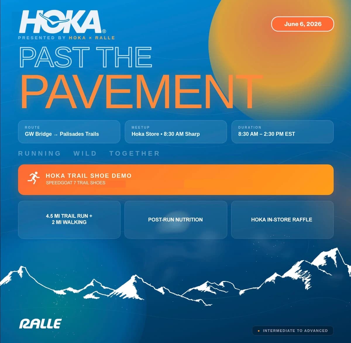Past the Pavement - An April Trail Run With Hoka hosted by Ralle Movements — fitness events in New York