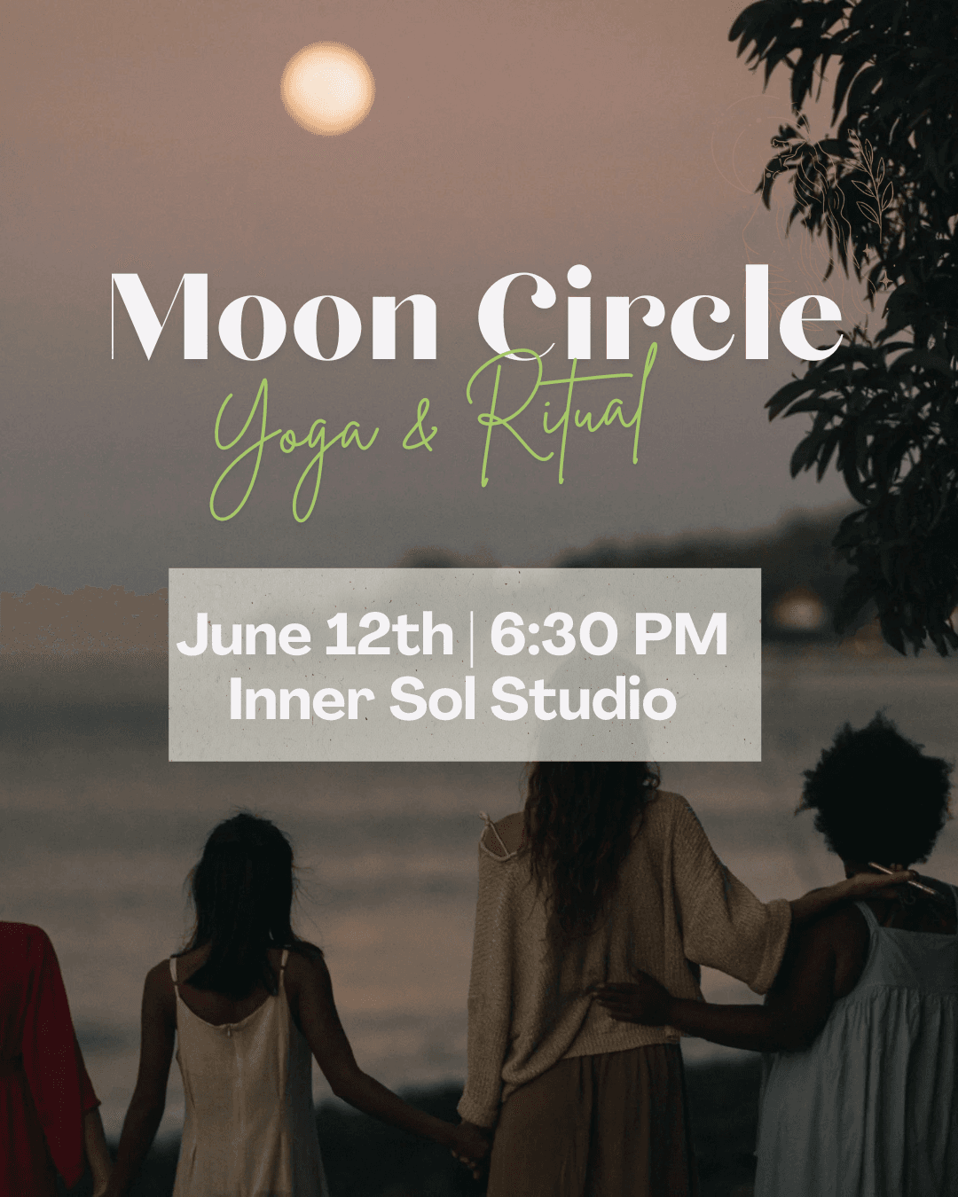 New Moon Circle: Yoga + Ritual hosted by Grounded Goddess  — workshops in Chicago