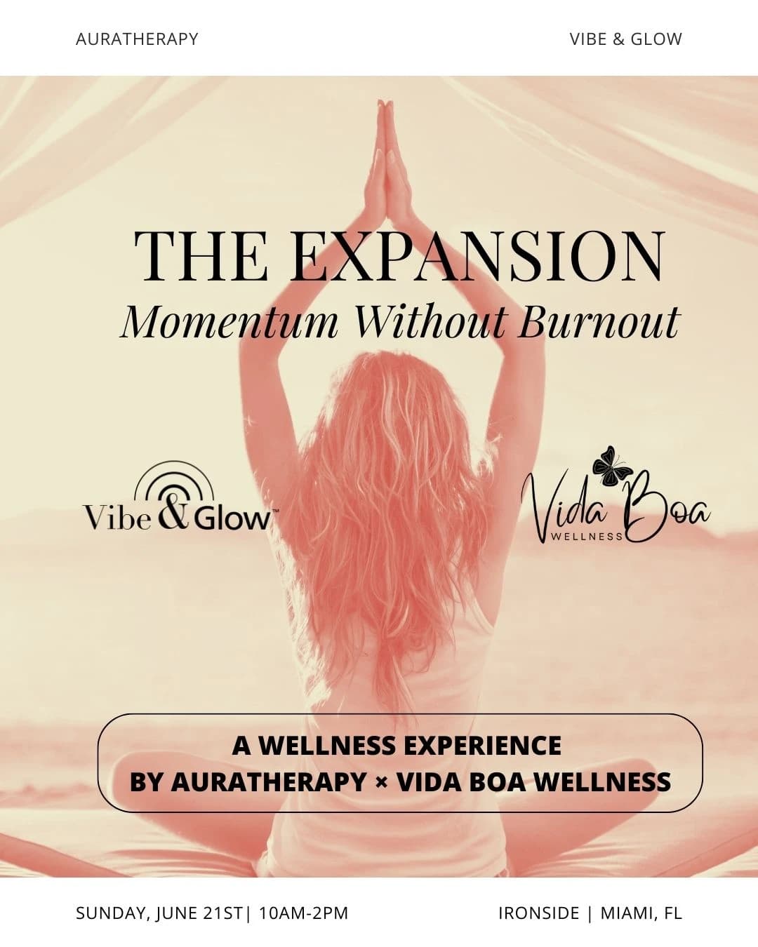 THE ASCENSION — a Vibe & Glow End of Year Signature Event 🌈 hosted by Auratherapy  — wellness events in Miami