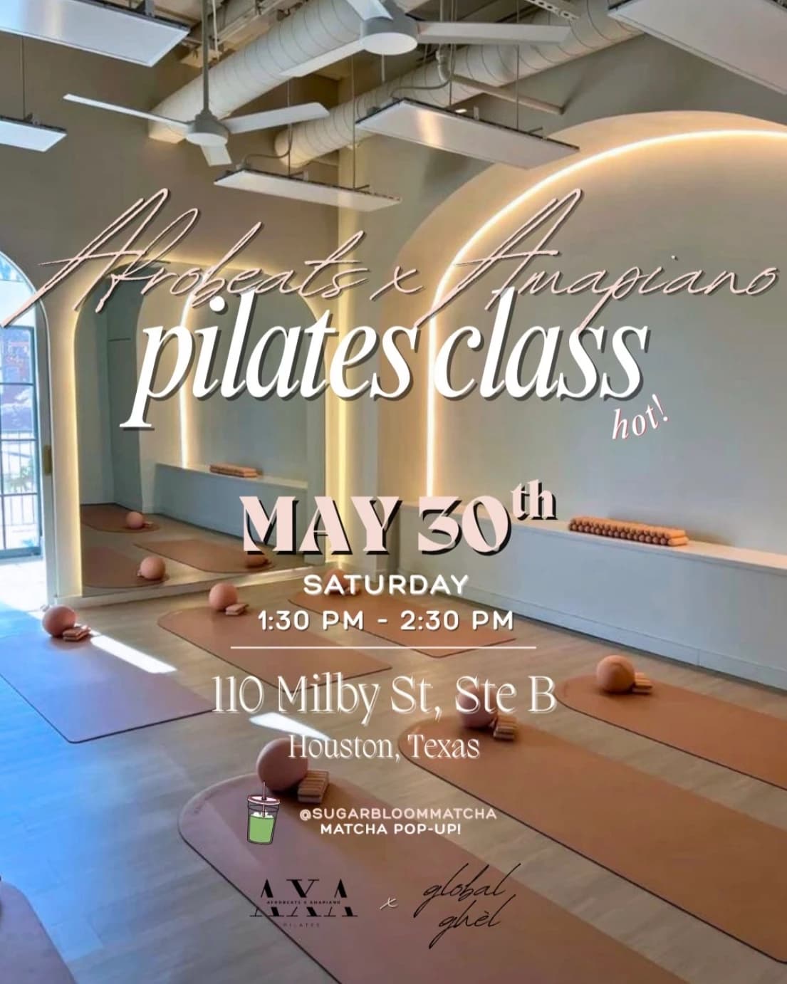 Afrobeats x Amapiano Hot Pilates hosted by Afrobeats x Amapiano Pilates — pilates classes in Houston