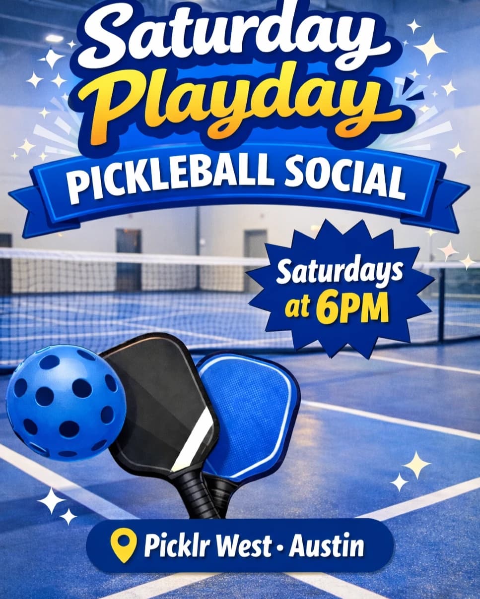 Saturday Playday hosted by Greater Austin Pickleball Dinking Club  — social events in Austin