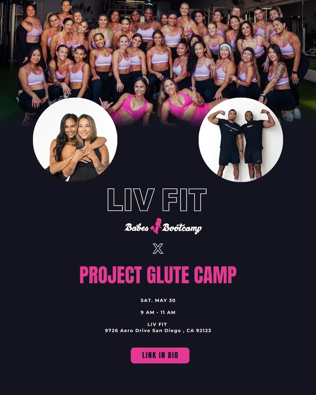 Babes Bootcamp x Project Glute Camp hosted by Project Glute Camp — fitness events in San Diego