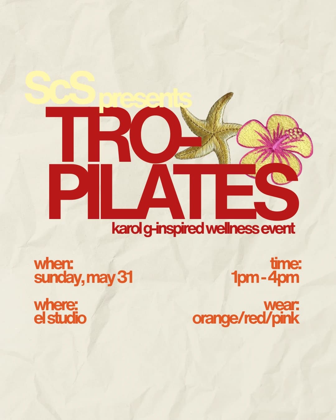 tropilates: karol-g inspired wellness event for the girls hosted by Salud con Sazón — pilates classes in Austin