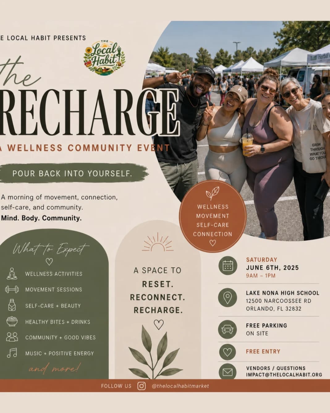 The Recharge  hosted by The Local Habit — wellness events in Orlando