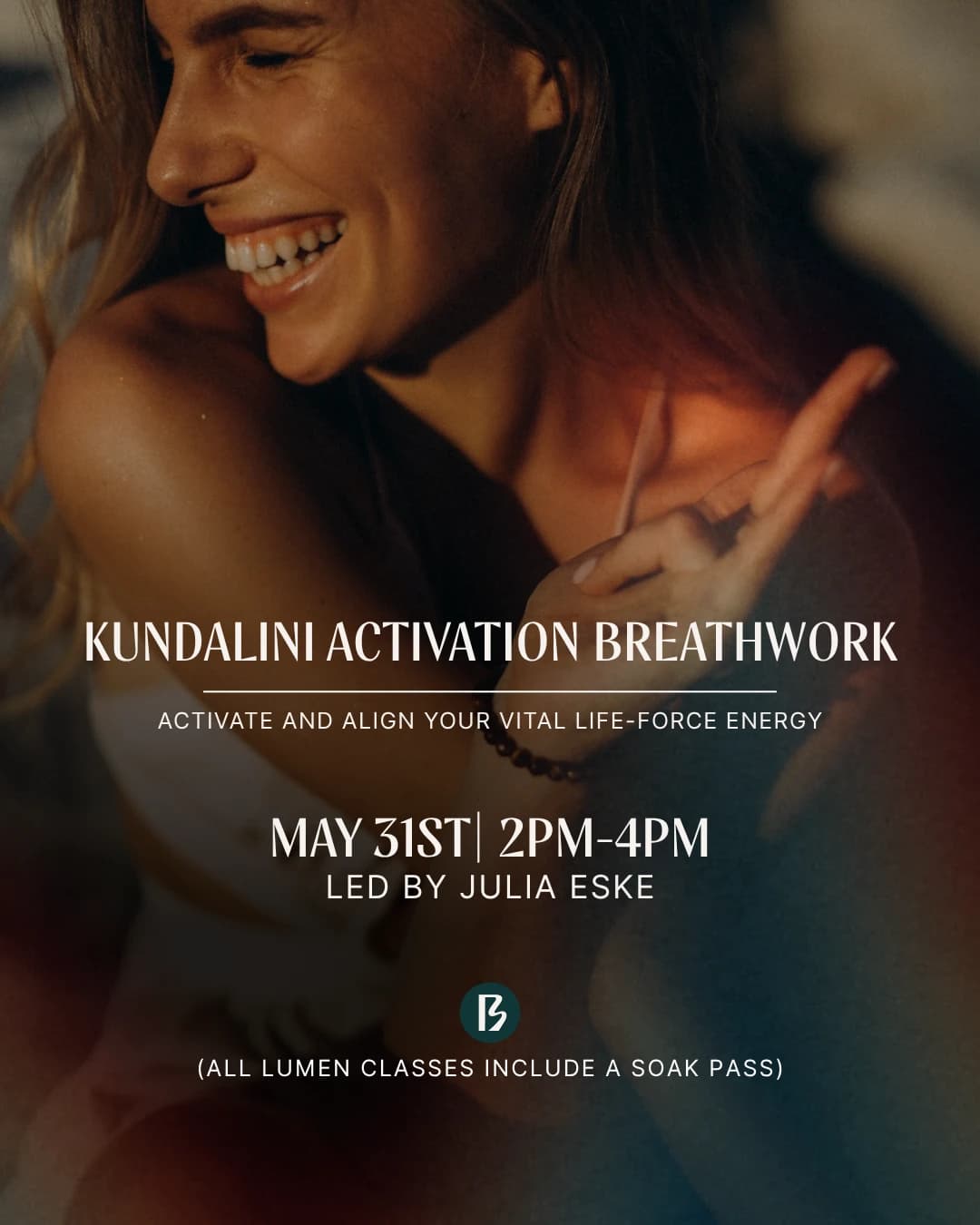 Kundalini Activation Breathwork w/ Julia Eske (Lumen Room) hosted by BATHE — wellness events in Austin