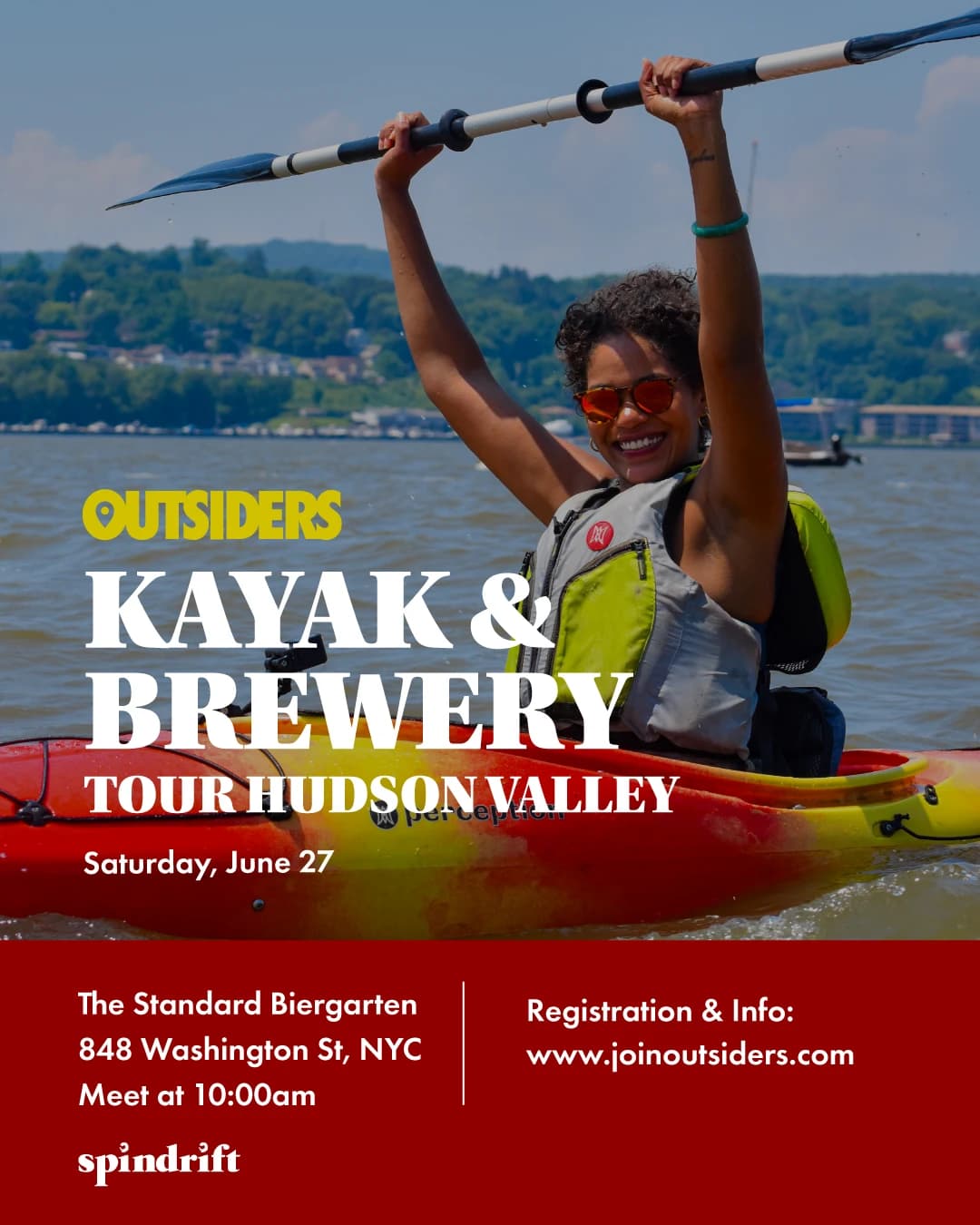 Kayak & Brew hosted by OUTSIDERS NYC — outdoor activities in New York