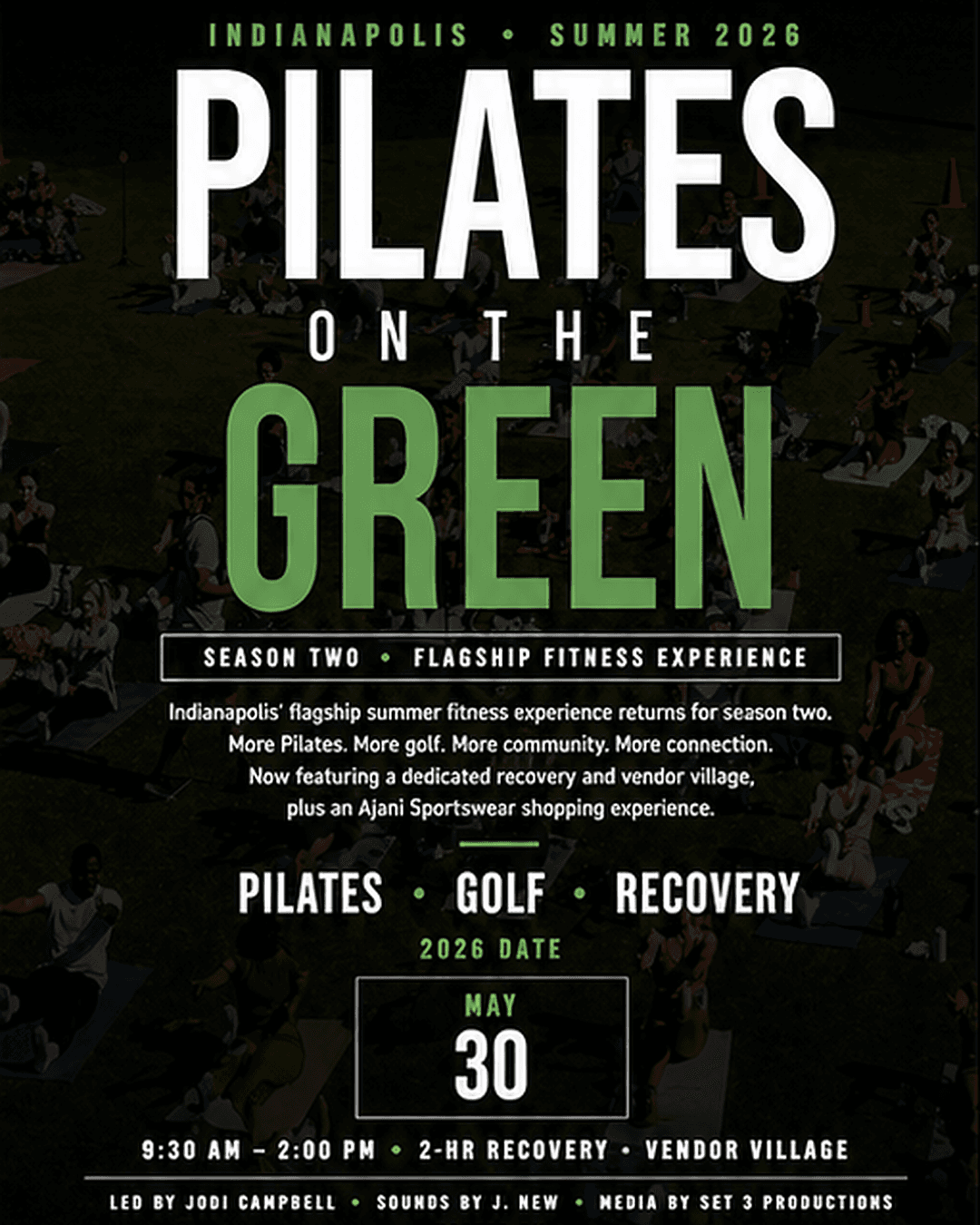 Pilates On The Green hosted by AJANI ACTIVE — golf in Indianapolis