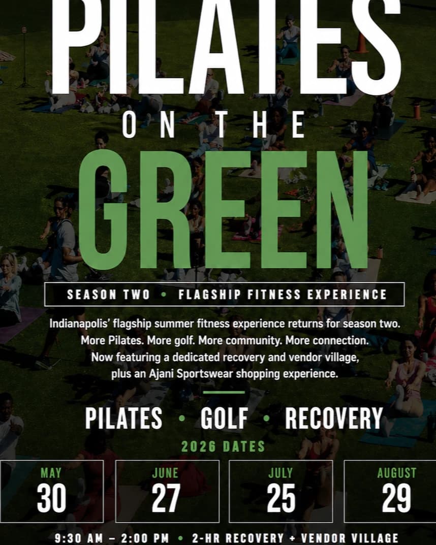 Pilates On The Green hosted by AJANI ACTIVE — pilates classes in Indianapolis