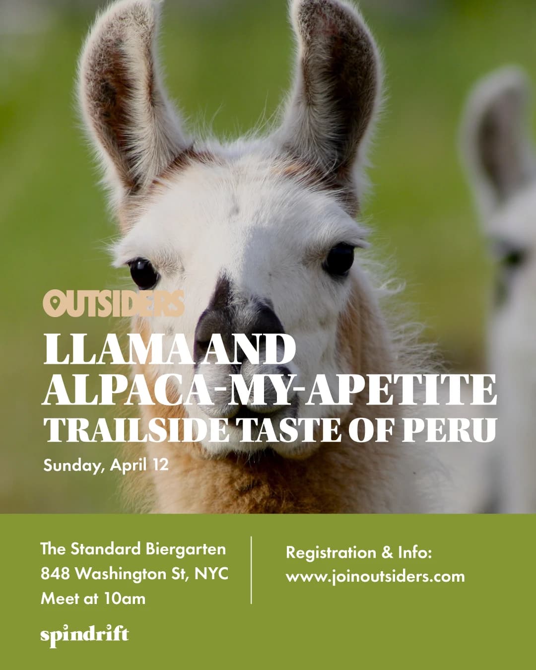 Llama & Alpaca-my-Appetite: Trail Side Taste of Peru hosted by OUTSIDERS NYC — outdoor activities in New York